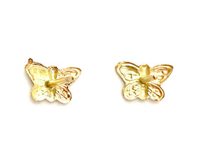 14KGF Butterfly Studs , Sku#234-4