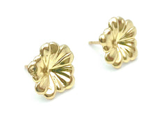 14KGF Flower Studs , Sku#E81-4