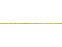 14KGF 1.0mm Satellite Cable Chain Satellite With 2.0mm Bead, 14KGF, 14K Gold Filled, 14K Gold Fill, 14K Gold, Sku: S1428MC38