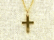 14KGF Cross Charms , Sku#25-C