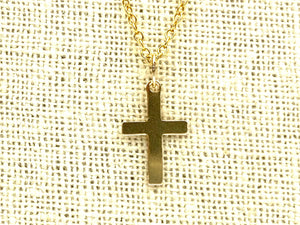 14KGF Cross Charms , Sku#25-C