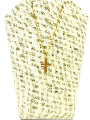 14KGF Cross Charms , Sku#25-C
