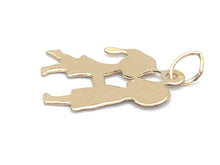 14KGF Kissing Boy and Girl , Sku#541-C