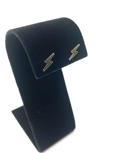 14KGF lightning bolt studs, 14K gold filled