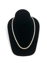 20” 4mm Sterling Silver Rope Chain, Sku: S5FRLC-20