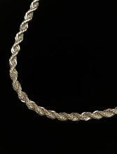 20” 4mm Sterling Silver Rope Chain, Sku: S5FRLC-20