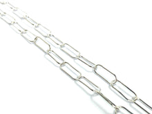 20” 5mm Sterling Silver Elongated Chain, Sku: SM768LC-20