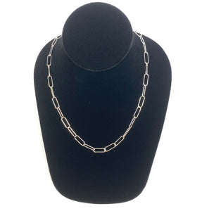 20” 5mm Sterling Silver Elongated Chain, Sku: SM768LC-20