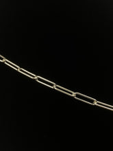 24” Sterling Silver Elongated Chain, Sku:S40012LC-24