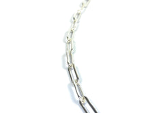 24” Sterling Silver Elongated Chain, Sku: SM25ILC-24