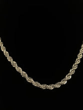 20” 5mm Sterling Silver Rope Chain, Sku: S5FRLC-20
