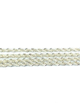 24” 2mm Sterling Silver Rope Chain, Sku: S25FRLC-24