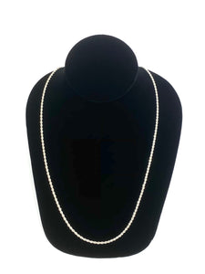 24” 2mm Sterling Silver Rope Chain, Sku: S25FRLC-24