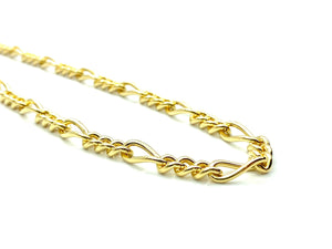 20” Figaro 14K Gold Filled Chain , Sku#S7031CLC