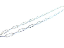 Sterling Silver 15mm X 5mm Elongated Cable Chain, Sku: SM35ILC-22