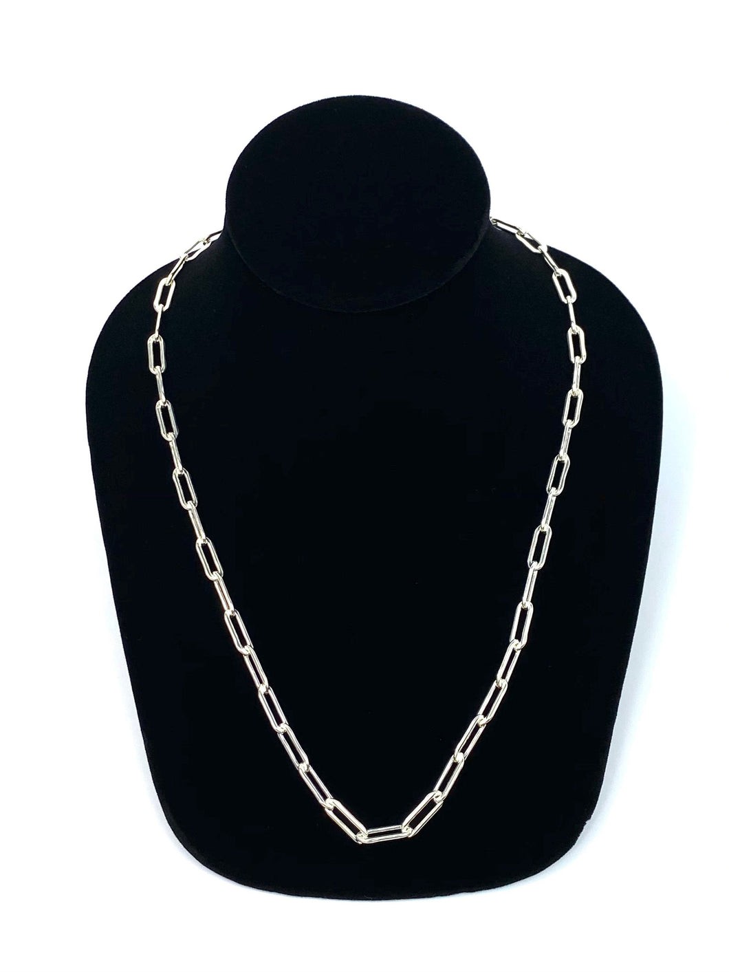 Sterling Silver 15mm X 5mm Elongated Cable Chain, Sku: SM35ILC-22