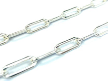 Sterling Silver 15mm X 5mm Elongated Cable Chain, Sku: SM35ILC-22