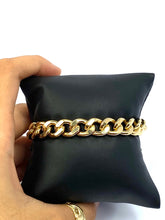 14KGF 10.5” 9mm Curb Chain Bracelet, 14K Gold Filled, 14K Gold Fill, Sku: SM94LC-10.5