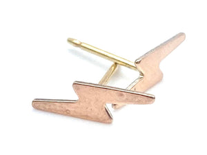 14KRGF Lightning Studs , Sku#203R-4