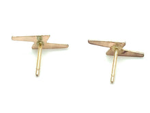 14KRGF Lightning Studs , Sku#203R-4