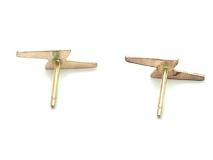 14KRGF Lightning Studs , Sku#203R-4