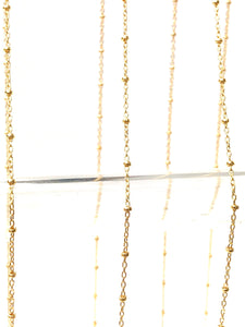 18” - 24 “ inch satellite 14KGF chain , 14K gold filled , SKU # SM879/29