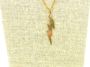 14KGF Lightning Charm , Sku#379-C