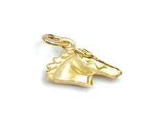 14KGF Horse Head Charm , Sku#1030-C