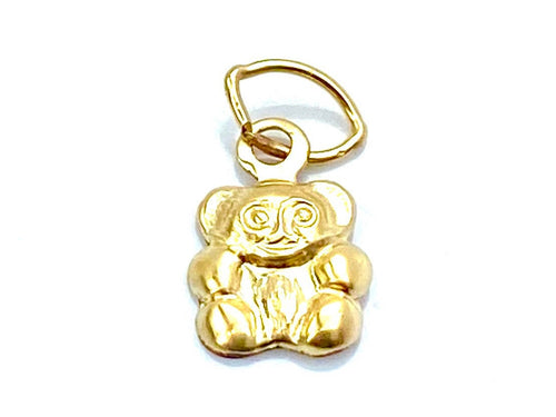 14KGF Bear Charm , Sku#1513-C