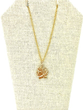 14KGF Female Head Charm , Sku#922-C