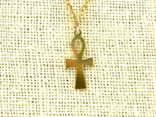14KGF Cross Charm , Sku#1372-C