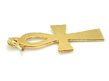 14KGF Cross Charm , Sku#1372-C