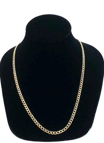 14KGF 20” 4.0mm Cuban Curb Chain, 14KGF, 14K Gold Filled, 14K Gold Fill, 14K Gold, Sku: S4007CHR-20