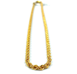 14KGF 16” 3mm Rope Chain, 14KGF, 14K Gold Filled, 14K Gold Fill, Sku:FRRC-16.3