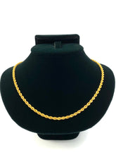 14KGF 16” 3mm Rope Chain, 14KGF, 14K Gold Filled, 14K Gold Fill, Sku:FRRC-16.3