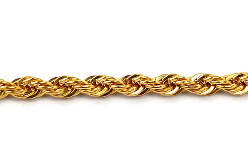 14KGF 20” 3mm Rope Chain, 14KGF, 14K Gold Fill, 14K Gold Filled, 14K Gold, Sku: FRRC-20.3