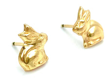 14K Bunny Studs , Sku#1829-4