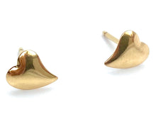 14KGF Heart Studs , Sku#1135-4