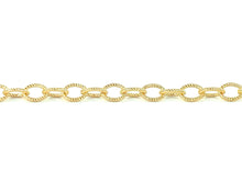 14KGF 4.2mm Screw Wire Cable Chain Rolls, 14K Gold Filled, 14K Gold Fill, Sku:SM417