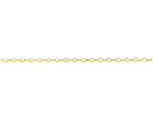 14KGF 4.2mm Screw Wire Cable Chain Rolls, 14K Gold Filled, 14K Gold Fill, Sku:SM417