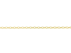 14KGF 4.2mm Screw Wire Cable Chain Rolls, 14K Gold Filled, 14K Gold Fill, Sku:SM417