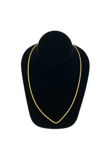 14KGF 22” 2mm Rope Chain, 14KGF, 14K Gold Filled, 14K Gold Fill, Sku: RC14-1