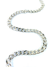 Beautiful 20” 9mm Sterling Silver Curb Chain, Sku: SM93LC-20
