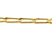 3.9mm Elongated Cable Chain, 14k Gold Filled, Sterling Silver, 14k Rose Gold FilledSku#SM299