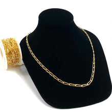 3.9mm Elongated Cable Chain, 14k Gold Filled, Sterling Silver, 14k Rose Gold FilledSku#SM299