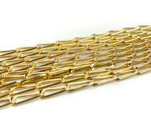 3.9mm Elongated Cable Chain, 14k Gold Filled, Sterling Silver, 14k Rose Gold FilledSku#SM299