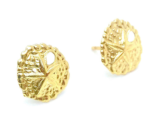 14KGF Sand Dollar , Sku#891-4