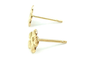 14KGF Flower Studs , Sku#931-4