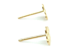 14KGF Flower Studs , Sku#931-4