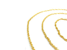 14KGF 1mm Rope Chain, 14KGF, 14K Gold Filled, 14K Gold Fill, 14K Gold, Sku: 15R
